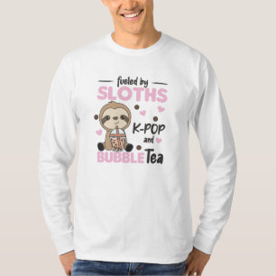Camiseta Bolha Chá Sloth Chocolate Curioso Animais Boba