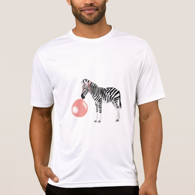 Camiseta Bolha de Bocha de Goma Zebra (Frente)