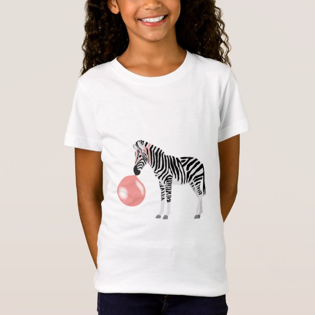 Camiseta Bolha de Bocha de Goma Zebra (Frente)