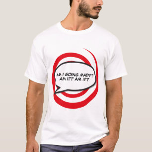 Camiseta Bolha de Fala de Mensagem Divertida Revista em Qua