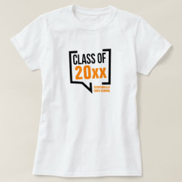 Camiseta Bolha de Fala do Ano da Turma Laranja