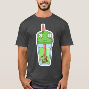 Camiseta Bolha de Sapo Verde Tea Kawaii Premium