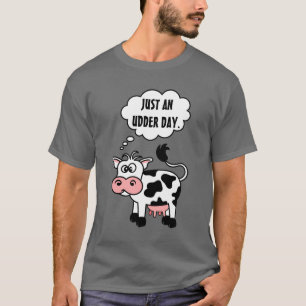 Camiseta Bolha do discurso da vaca dos desenhos animados