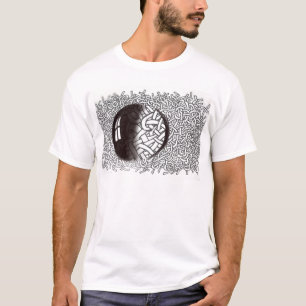 Camiseta Bolha em linhas t-shirt