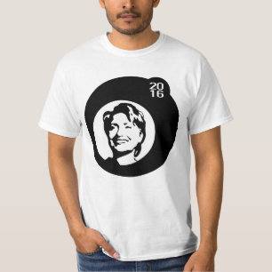 Camiseta bolha preta de hillary clinton