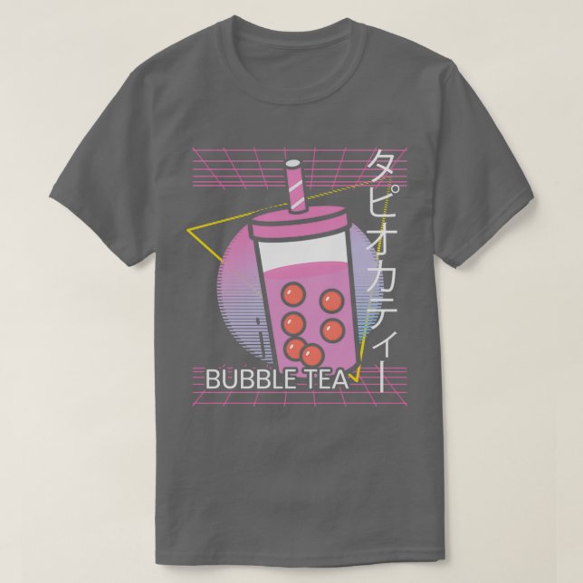 Camiseta Bolha Tea Drinker Tapioca Pearl Leite Boba Tea 4 (Frente do Design)