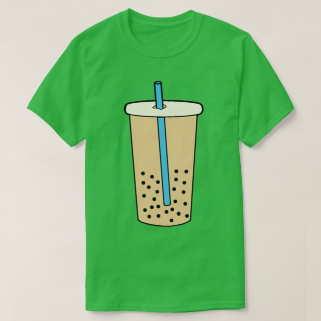 Camiseta Bolha TeaBoba Milk Tea (Frente do Design)