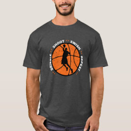 Camiseta Bolha, Tiro, Trovoada, Repetir, Basquete