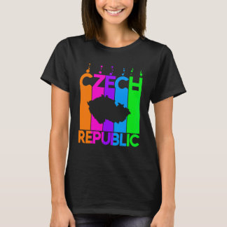 Camiseta Bolhas Coloridas da República Tcheca