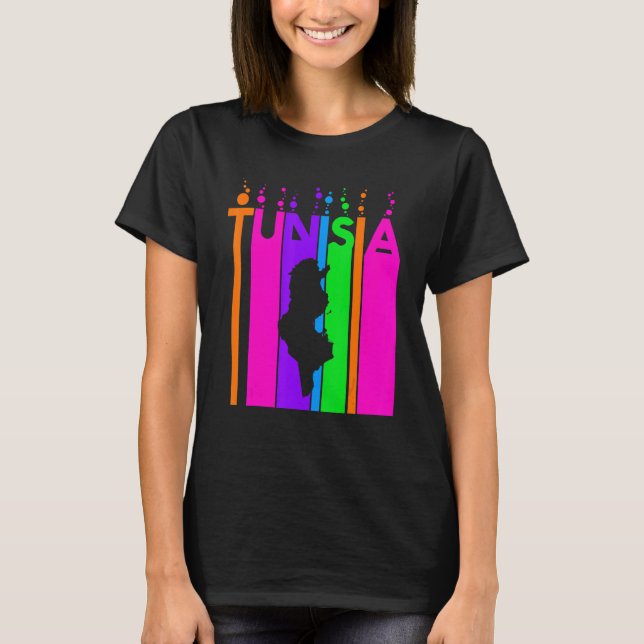 Camiseta Bolhas Coloridas na Tunísia (Frente)