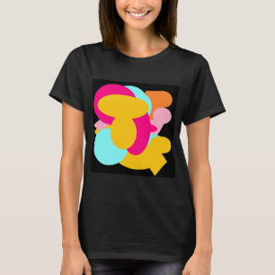 CAMISETA BOLHAS DE CORES MISTURADAS PADRÃO