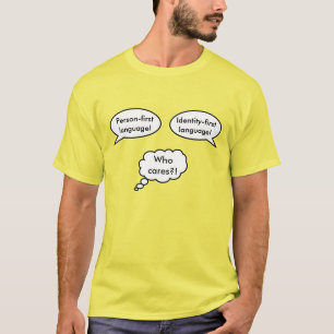 Camiseta Bolhas de Discurso de Identidade Pessoal