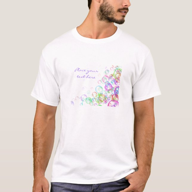 Camiseta Bolhas de sabão (Frente)