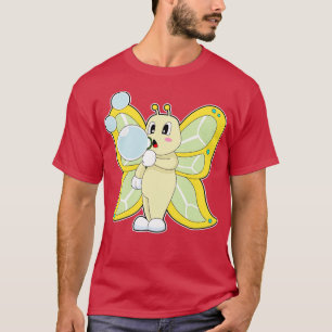 Camiseta Bolhas de sabão de borboletas