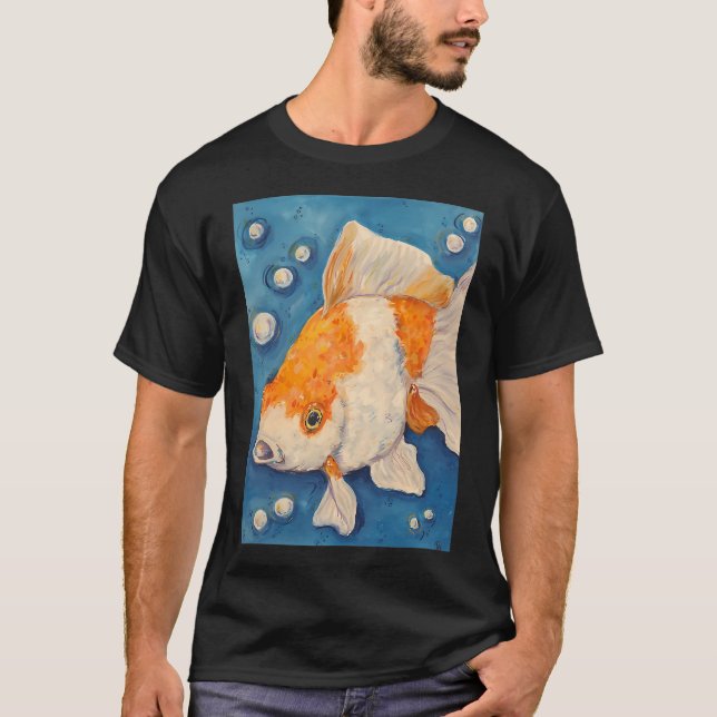 Camiseta Bolhas Douradas (Frente)
