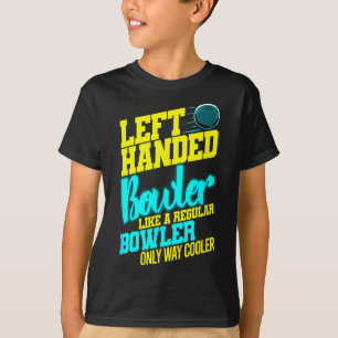 Camiseta Boliche à Esquerda Byll Byll Humor Boliche Striker