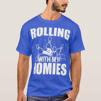 Camiseta Boliche a rolar com os meus pais