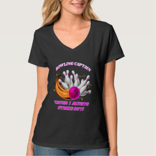 Camiseta Boliche Adulta Capitão Rollin'Bowlers Atacados