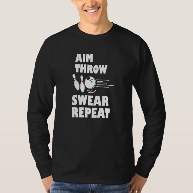 Camiseta Boliche Aim Jogar Suar Repito Tapete (Frente)