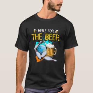 Camiseta Boliche Aqui Para A Cerveja Em Greve De Bola de bo