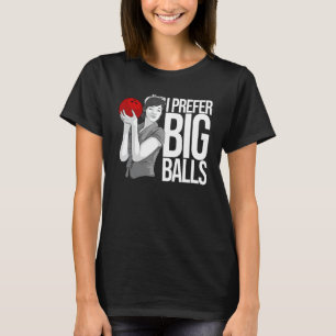 Camiseta Boliche Arte Para Mulheres Meninas Boliches Engraç