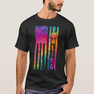 Camiseta Boliche Bandeira Americana Orgulho Patriótico 4 De