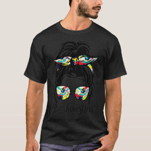 Camiseta Boliche Bonita Mãe Engraçada Mãe A Vida Má Rou