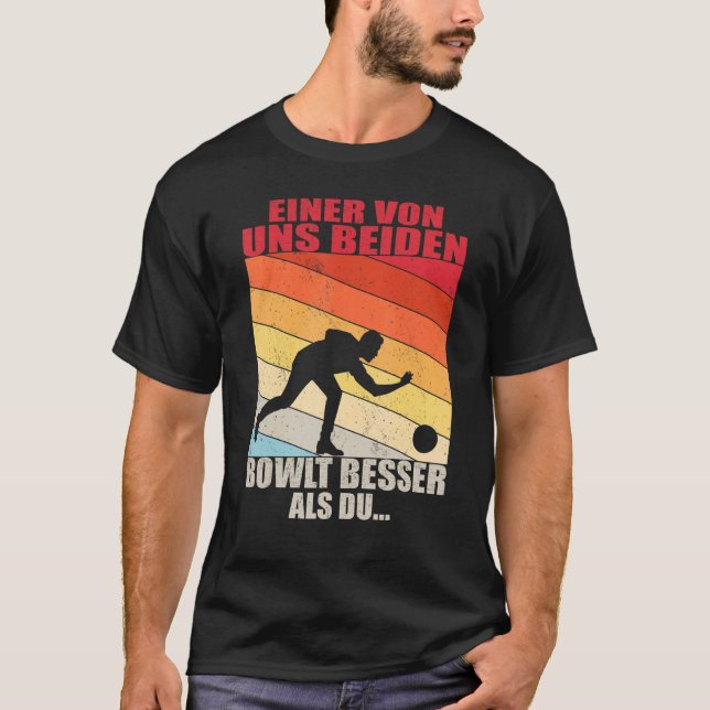 Camiseta Boliche Bowler Bola de boliche (Frente)