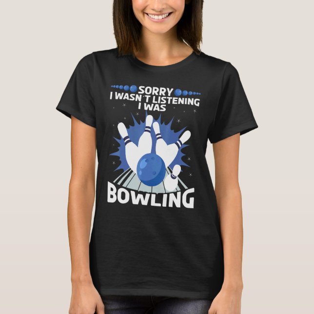 Camiseta Boliche Bowler Poupa Dez Pinos (Frente)