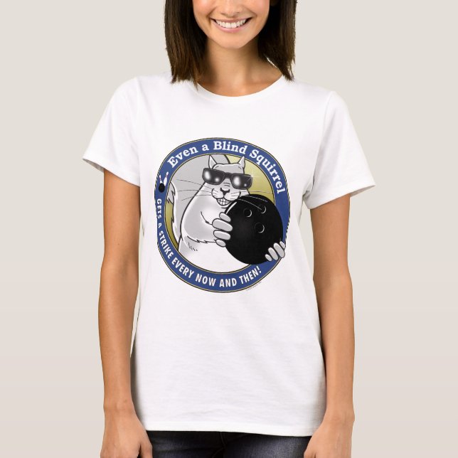 Camiseta Boliche cega do esquilo (Frente)
