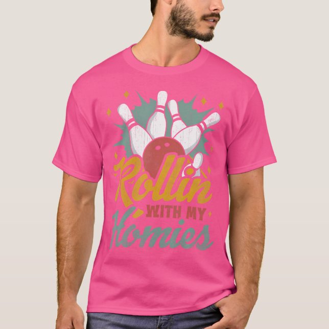 Camiseta Boliche Com Meus Parceiros (Frente)
