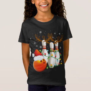 Camiseta Boliche dá Boliche de Natal Santa Hat Christma