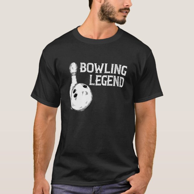 Camiseta Boliche Da Equipe Da Boliche De Boliche Da boliche (Frente)
