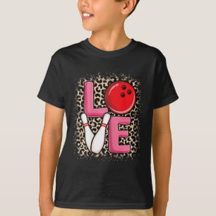 Camiseta Boliche de amor Boliches bonitas Meninas Bowler
