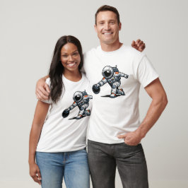 Camiseta Boliche de Astronauta