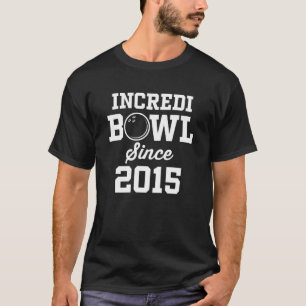 Camiseta boliche de Bowler, de 8 anos, 2015, 8.o aniversári