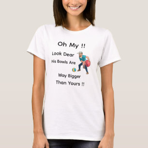 Camiseta Boliche de Gramado Engraçado Oh Olhe Querida,