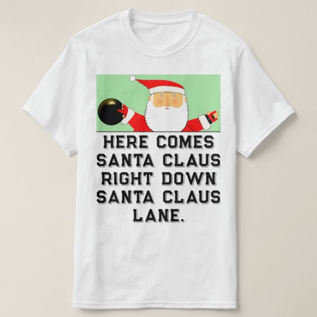 Camiseta Boliche de Natal (Frente do Design)