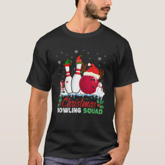 Camiseta Boliche de Natal Papais noeis Snowman A Bater