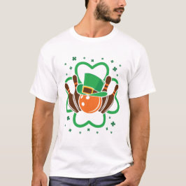 Camiseta Boliche de Shamrock Rua Bowler. Dia dos Patricões