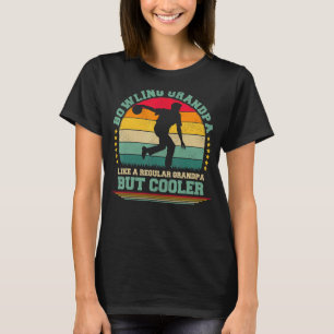Camiseta Boliche de vovô do Mens Vintage Retro