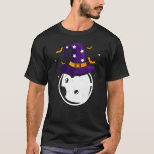 Camiseta Boliche Divertida Feiticeira Hat Halloween Boliche
