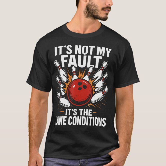 Camiseta Boliche Divertido Para (Frente)