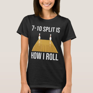 Camiseta Boliche Dividida É Como Eu Rolo Bowler