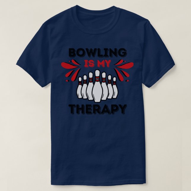 Camiseta Boliche É Minha Terapia (Frente do Design)