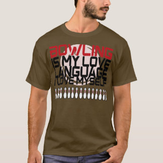 CAMISETA BOLICHE É O MEU IDIOMA DE AMOR T