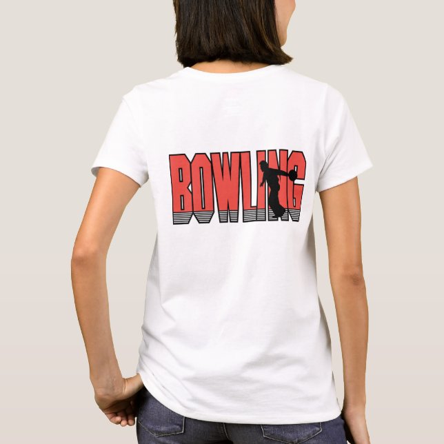 Camiseta Boliche em Vermelho (Verso)