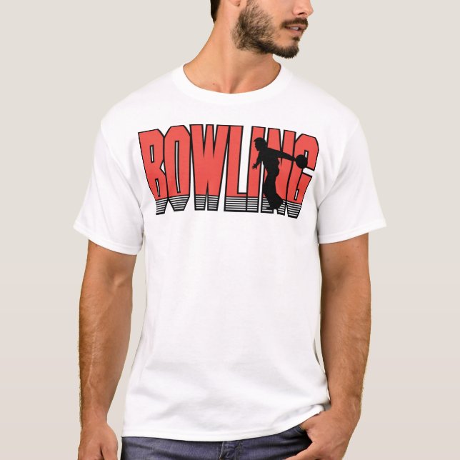 Camiseta Boliche em Vermelho (Frente)