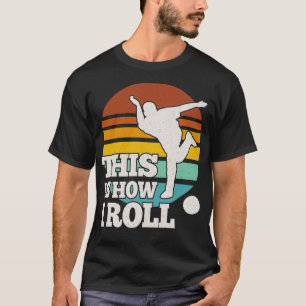 Camiseta Boliche Engraçada É Assim Que Eu Rolo Vintage Bowl