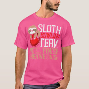 Camiseta Boliche Engraçada, Equipe De Boliches De Lama Que
